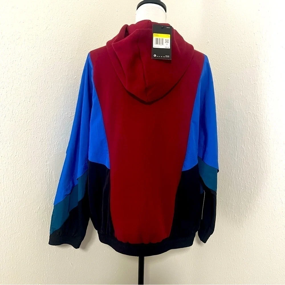 Nike Unisex S Sportswear Pullover Windbreaker Hoodie Oregon USA Color-block NWT